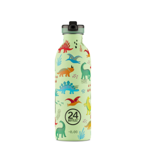 24Bottles Kids kulacs - Jurassic Friends - 500ml - Szívószállal