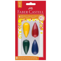 Faber Castell - Csepp alakú zsírkréta - 4db-os