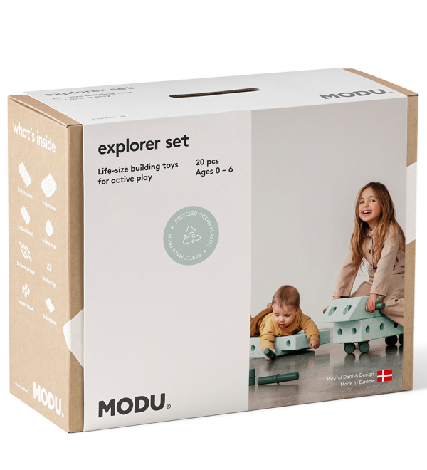 MODU Explorer set - Mint / Forest Green 
