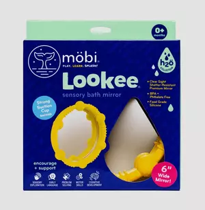 Lookee - Fürdőjáték - Tapadókorongos, törésálló, szenzoros tükör