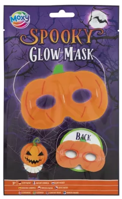Halloween - Világító szemmaszk - Tök