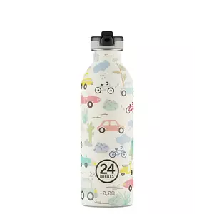 24Bottles Kids kulacs - Adventure Friends - 500ml - Szívószállal
