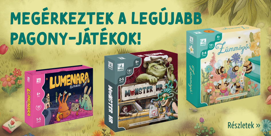 Itt vannak a legújabb Pagony-játékok!