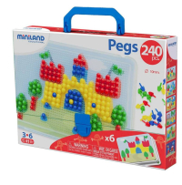 Pötyi szett bőröndben - 4 alapszín - 10 mm, 240 db-os