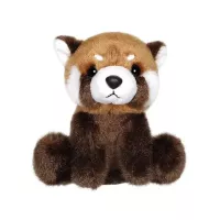 Plüss vörös panda - Vállra tehető - 13 cm