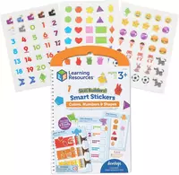 Újragasztható matricás foglalkoztató - Smart Stickers Numbers, Shapes, Colours