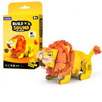 Hangot adó 3D állatos puzzle - Oroszlán 