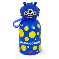  Duplafalú rozsdamentes acél kulacs - Szörny - 310 ml