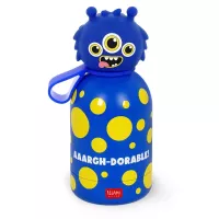Duplafalú rozsdamentes acél kulacs - Szörny - 310 ml