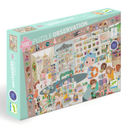 Megfigyeltető puzzle - Djeco játékbolt - 100db