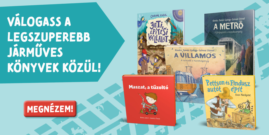 Járműves könyvek minden mennyiségben!