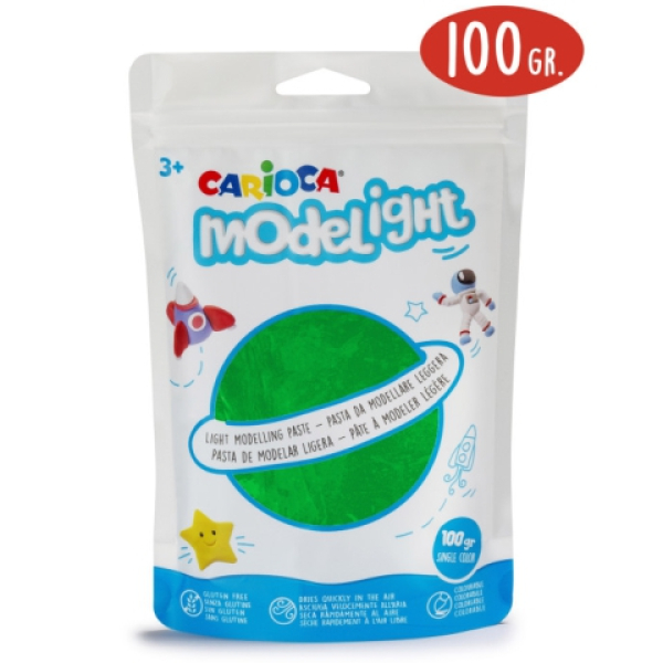 Carioca - Modelight Gyurma - 100g - Zöld