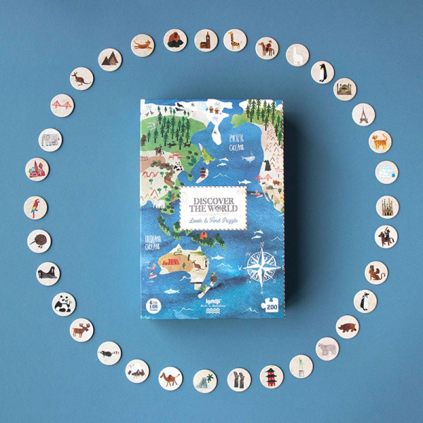 Puzzle - A világ felfedezése - 200db