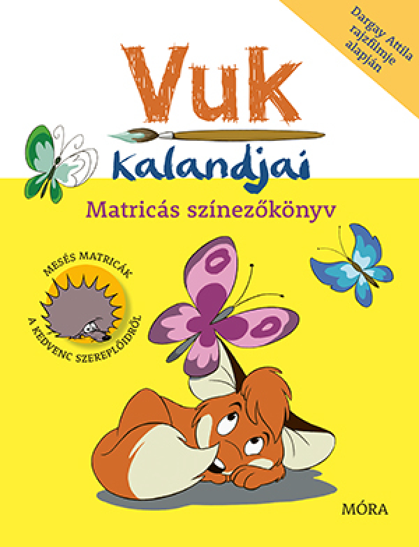 Vuk kalandjai - matricás színezőkönyv