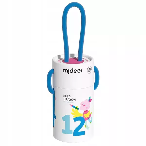 Extra puha kitekerhető zsírkréta készlet - 12 szín