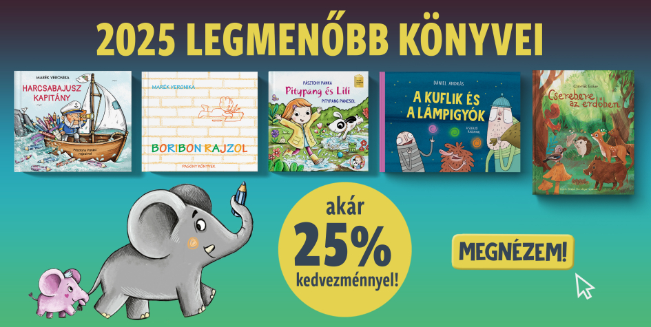 2025 legmenőbb könyvei akár 25% kedvezménnyel!