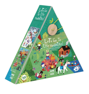 Puzzle - Gyerünk fel a hegyre! Két oldalas - 36db