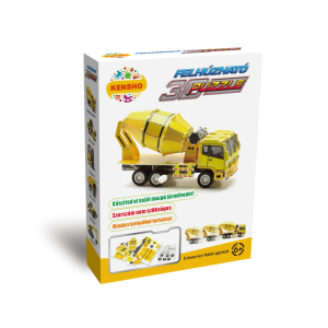 Felhúzható 3D Puzzle - Betonkeverő