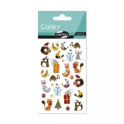Cooky 3D matricák - Karácsonyi állatok