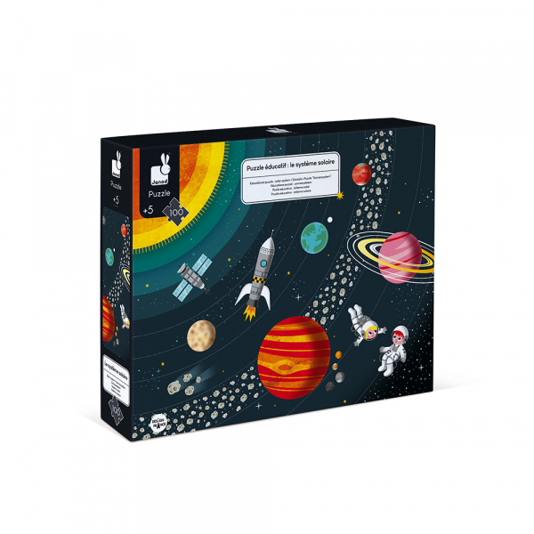 Oktató puzzle - A Naprendszer, 100db