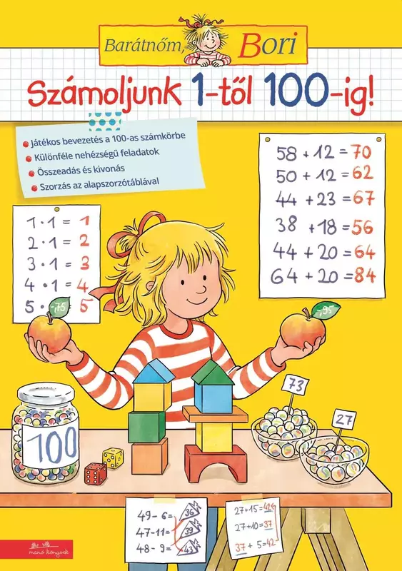 Számoljunk 1-től 100-ig! - Barátnőm, Bori foglalkoztatófüzetek