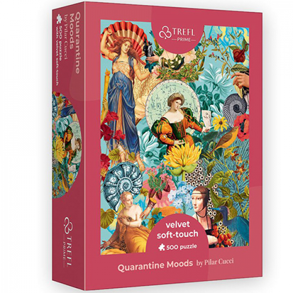 Bársony tapintású puzzle - Élet bezárva - 500 db