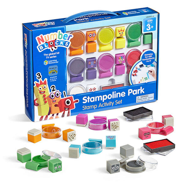 Numberblocks Stampoline Park - nyomda készlet