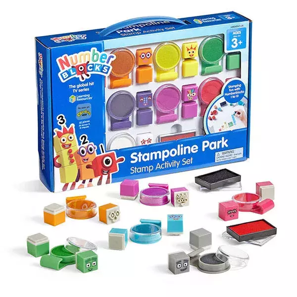 Numberblocks Stampoline Park - nyomda készlet
