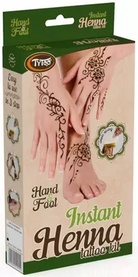 Henna tetováló készlet - Kéz és láb