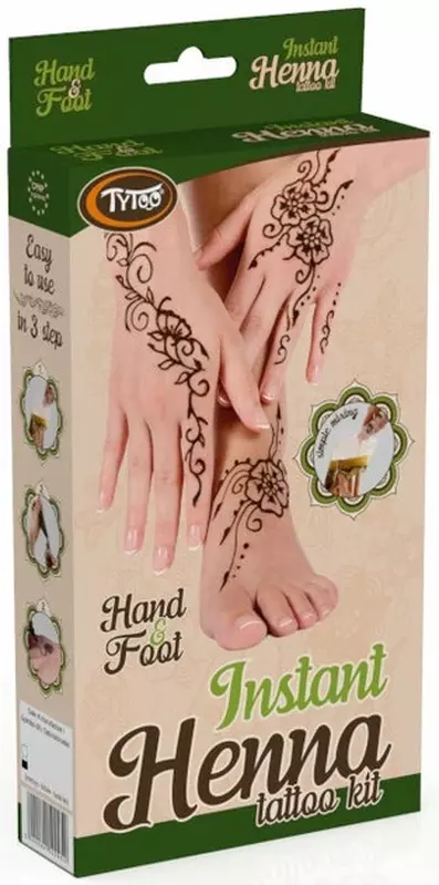 Henna tetováló készlet - Kéz és láb