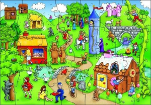 Mese - óriás puzzle