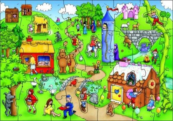 Mese - óriás puzzle