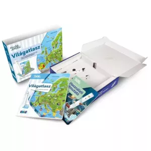 Tolki - Interaktív foglalkoztató készlet - Világatlasz - Új kiadás