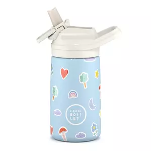 Rozsdamentes acél termosz - Kiddies - Rainbow Clouds - 350ml