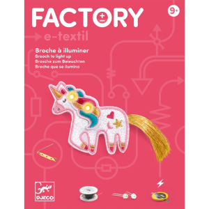 E-textil - Unikornis kitűző - Brooch - Sweet unicorn
