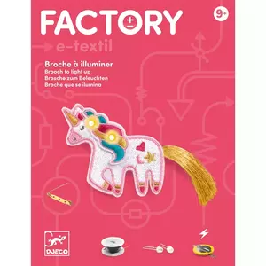 E-textil - Unikornis kitűző - Brooch - Sweet unicorn