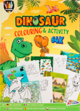 Színező könyv fejlesztő feladatokkal - Dinoszauruszok - 64 oldal