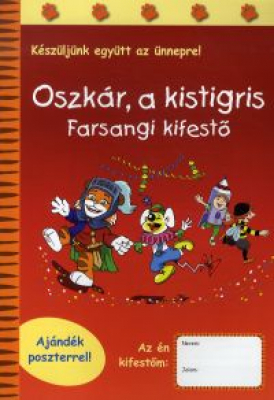 Oszkár, a kistigris - Farsangi kifestő