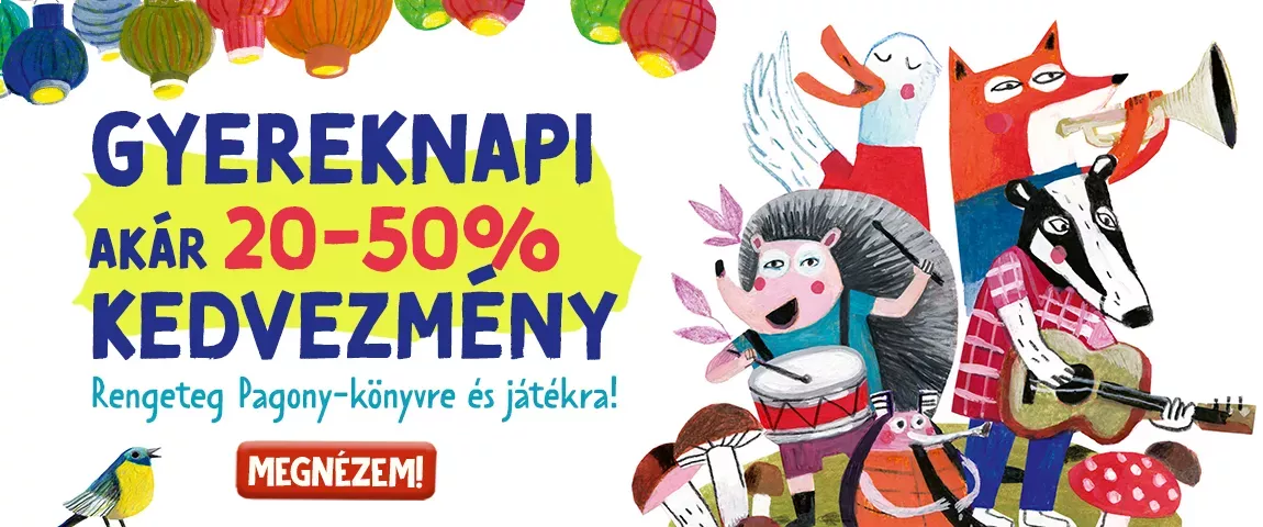 Készülj velünk a gyereknapra! – Könyvek és játékok akár 20-50% kedvezménnyel!