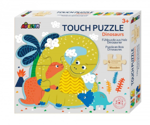 Tapintós puzzle - Dinók